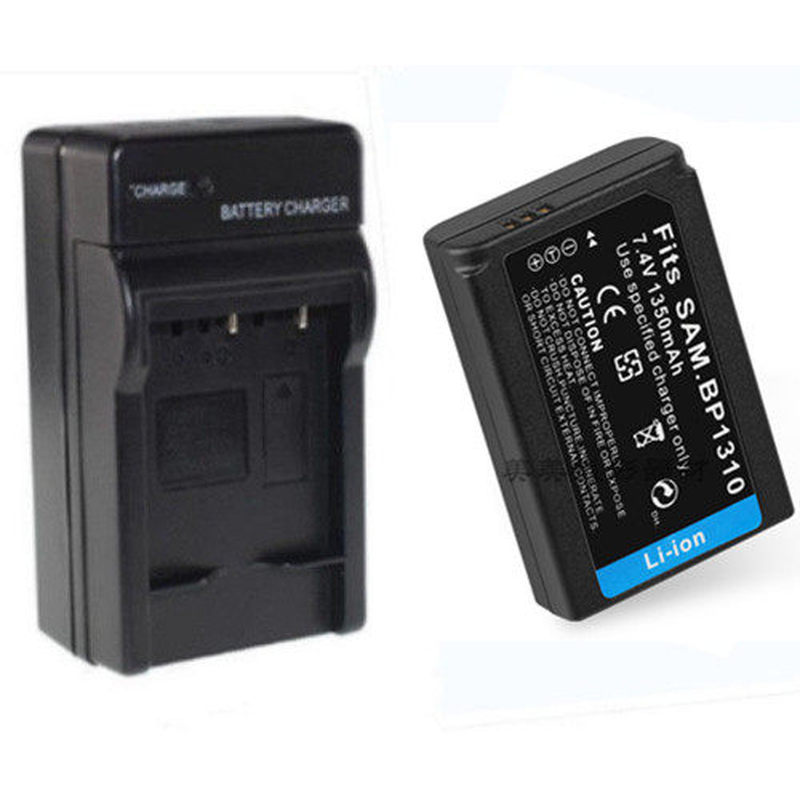 BP-1310 เครื่องชาร์จแบตเตอรี่สําหรับ Samsung NX5 NX10 NX20 NX11 NX100 BP1310