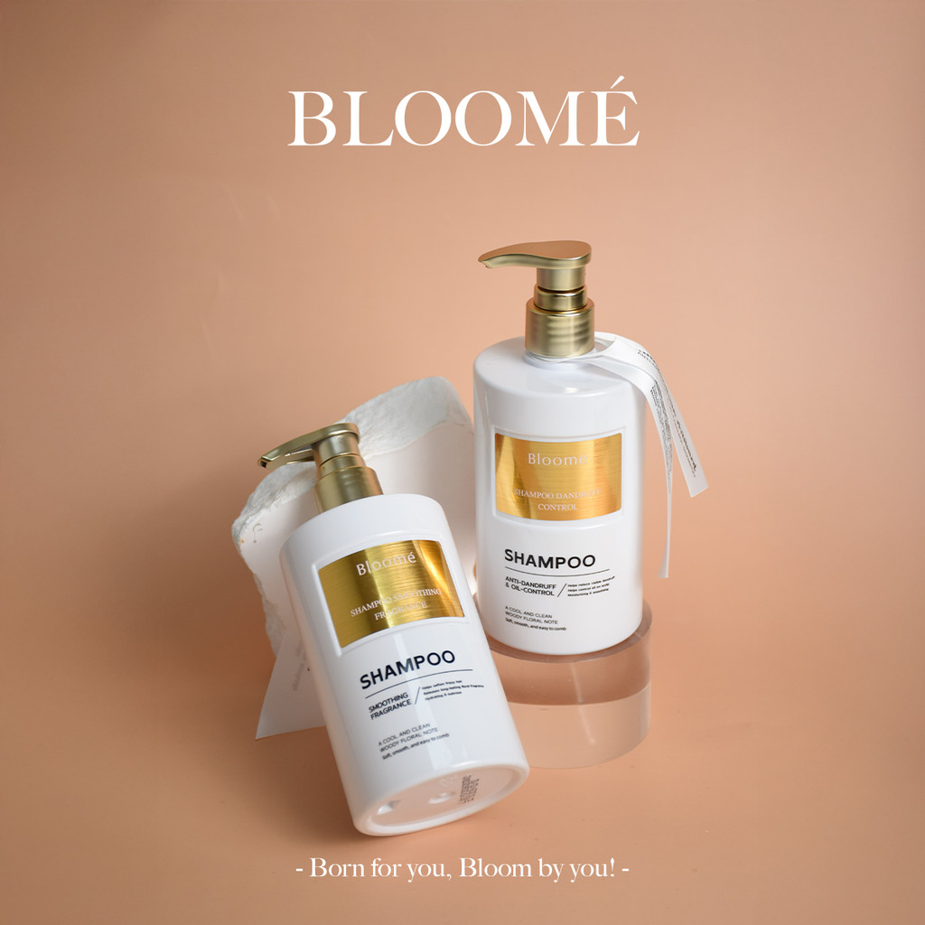 BLOOME Shampoo DANDRUFF CONTROL แชมพูสระผม 350ml ลดรังแค คุมความมัน กลิ่นหอมละมุน ผมนุ่มลื่น