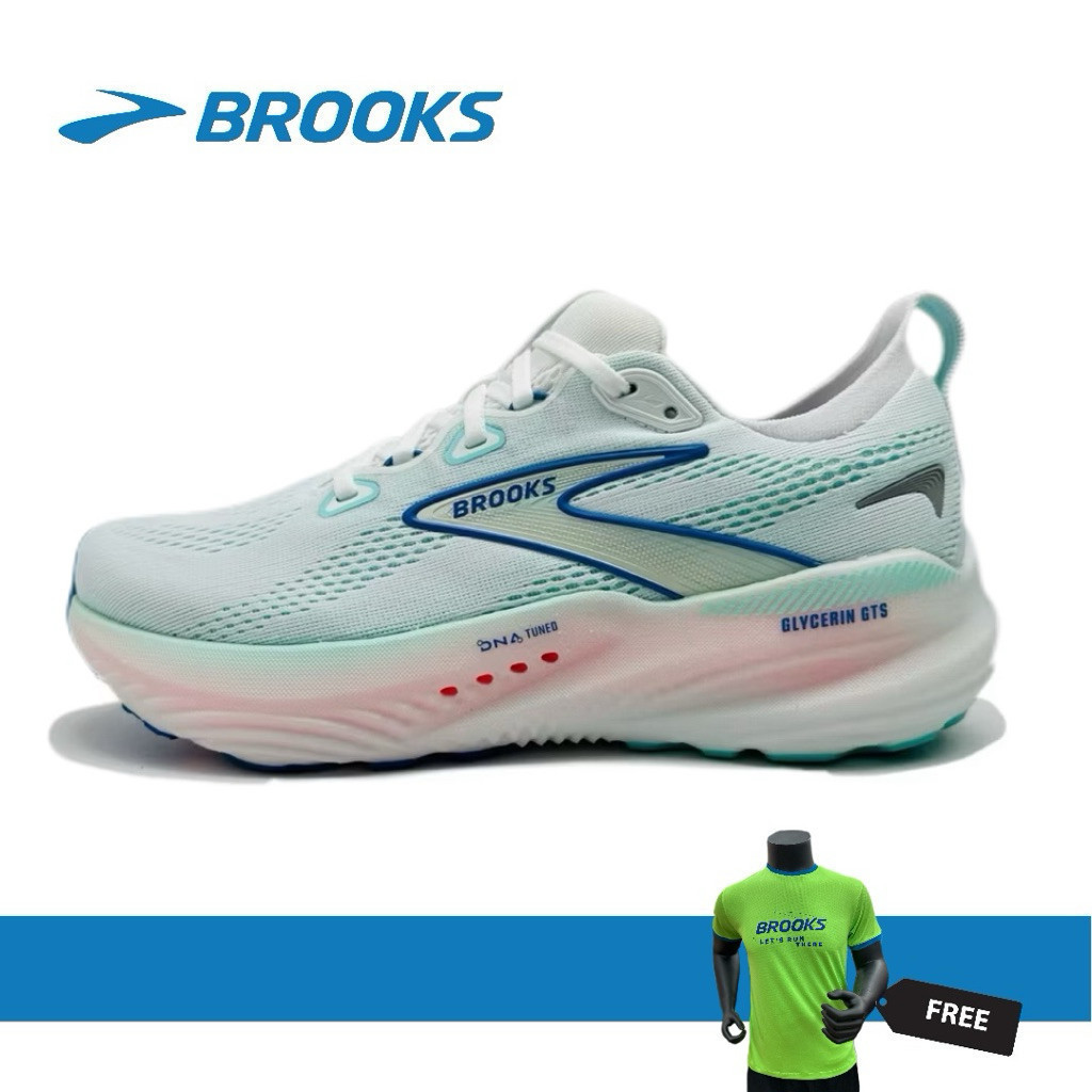 รองเท้าวิ่งสำหรับผู้หญิง Brooks GLYCERIN 22 GTS ขนาดกว้าง
