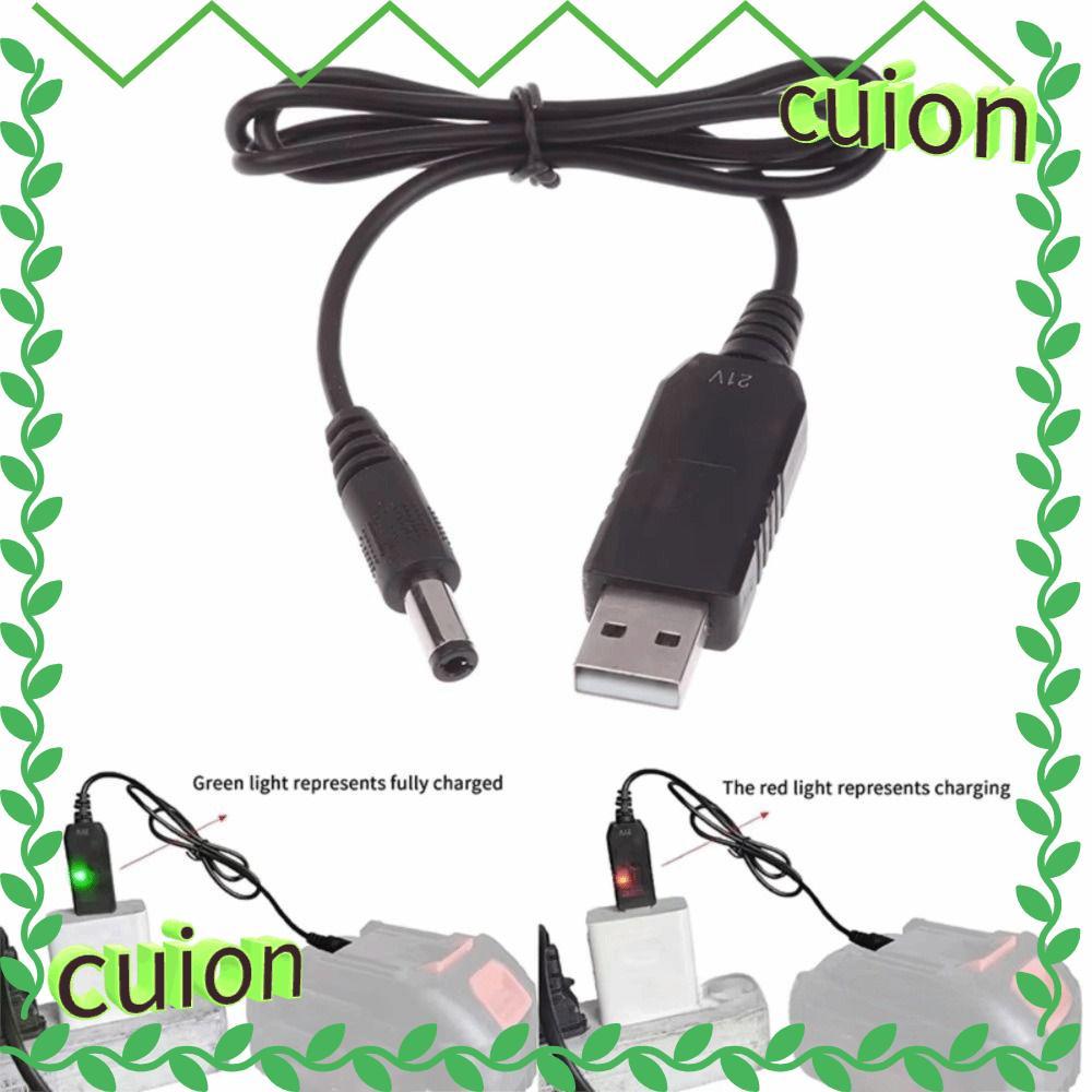 CUION1413 5V ถึง 21V Boost Cable, Boost Conversion เฉพาะสายชาร์จแบตเตอรี่ 21V,อินเทอร์เฟซ DC อะแดปเตอร์ USB เครื่องชาร์จแบตเตอรี่