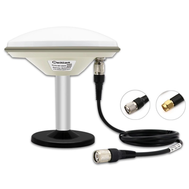เสาอากาศ RTK GNSS ความแม่นยําสูง ZED-F9P เสาอากาศ GPS กําลังขยายสูง CORS เสาอากาศ TNC 3-18V GNSS G