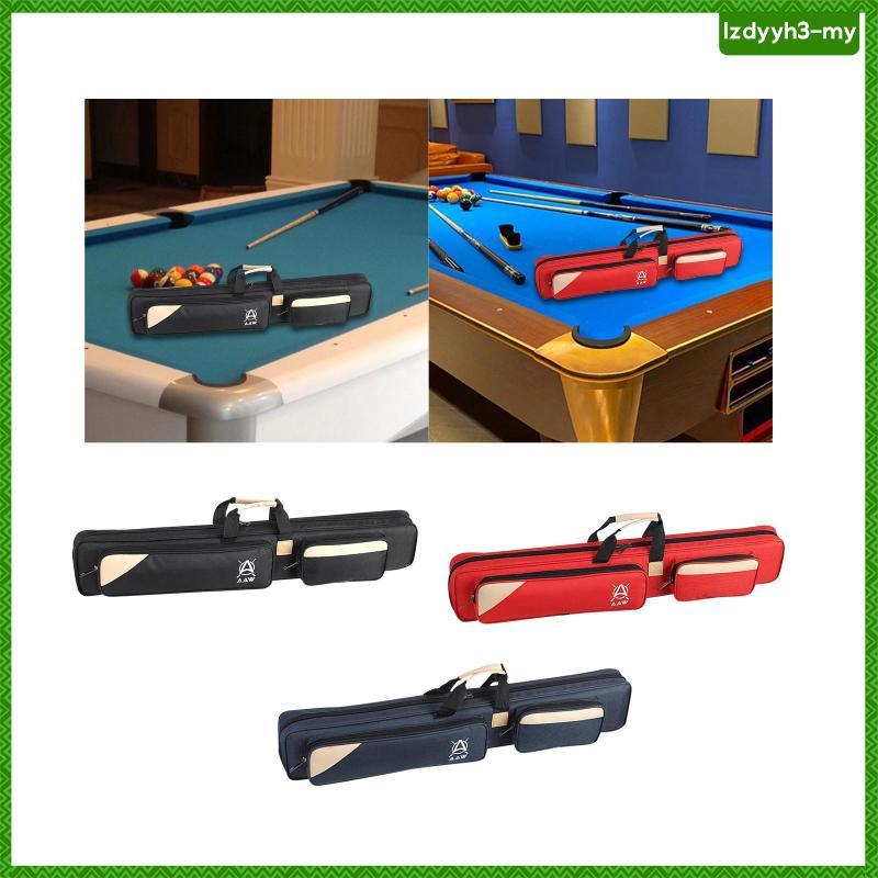 [LzdyyhedMY] Pool Cue Stick Bag 7 Hole Cue Case 1/2 Snooker Billiard Cue Case 3 Butt 4 Holds