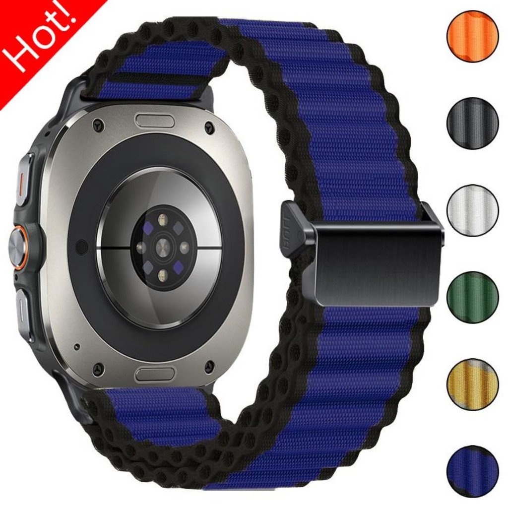 Trail สําหรับ Samsung Galaxy Watch Ultra 2025 47 มม.ไม่มีช่องว่างไนลอน Loop Band สําหรับนาฬิกา Ultra 2024 47 มม.Correa