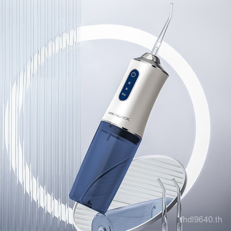 Lekoule Tooth Scaler ในครัวเรือนทําความสะอาดช่องปาก ENR1157WHT แบบพกพาไฟฟ้าฟัน Flusher IN0I