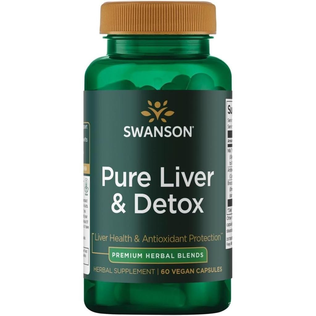 Swanson Ultra Pure Liver & Detox - 60 แคปซูลมังสวิรัติ