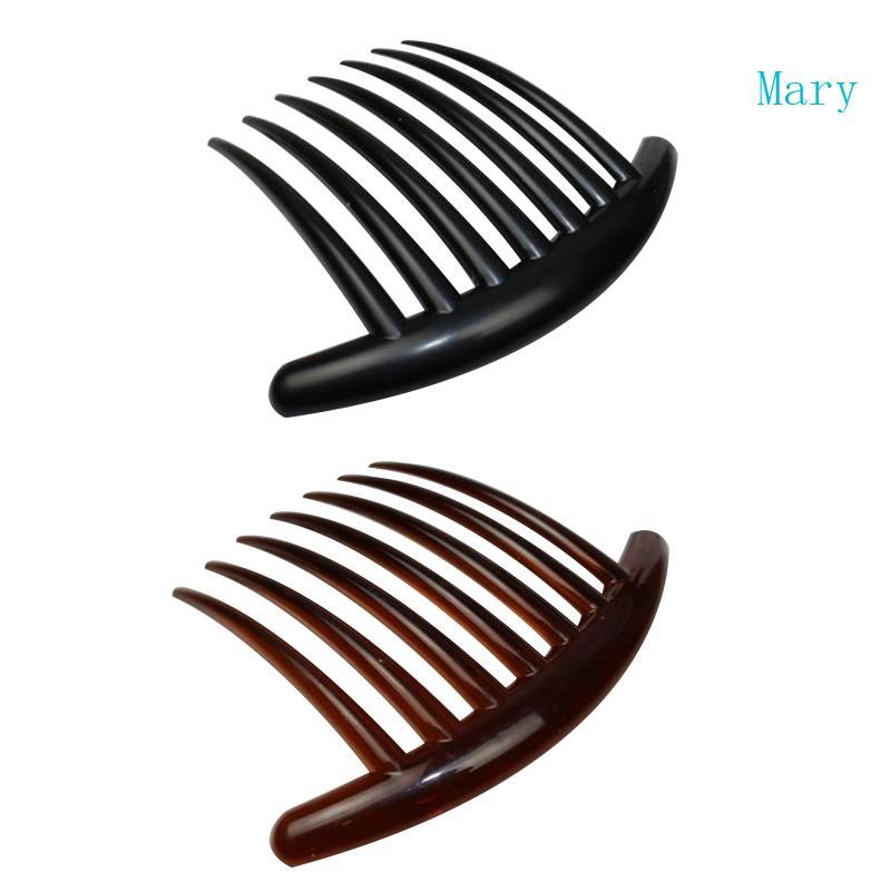 Mary Cow Ribs Acker Crescent Long Tooth Disc หวีผม 7 ฟันหวีแทรกหวีผม