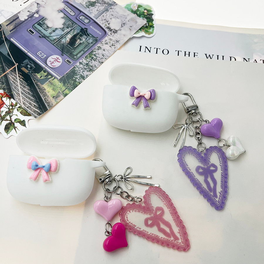 แฟชั่นสําหรับ Soundcore Liberty 4 Pro / 4nc /Liberty4 กรณีพร้อม keychian ซิลิโคนหูฟังกรณี