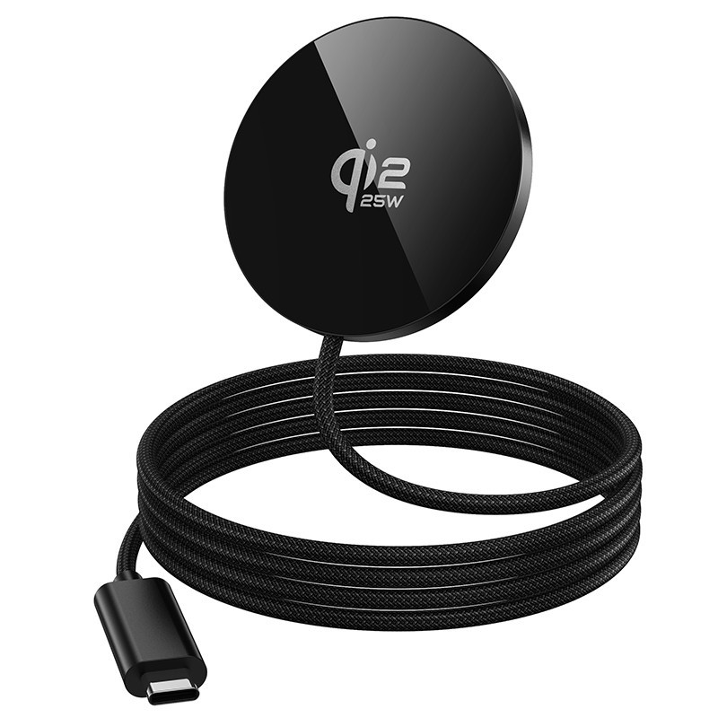 HOCO CW63 Pro แท่นชาร์จไร้สาย Qi2.2 ชาร์จเร็ว 25W  แม่เหล็กดูดแน่น Wireless Fast Charger hc6 ราคา ถูกที่สุด ดีลบีเคเค แกลเลอรีภาพที่ 4