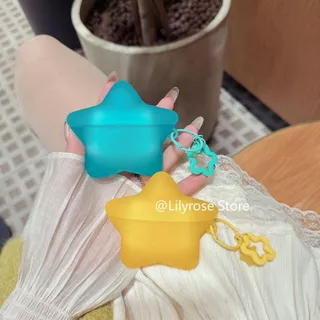 ฝาครอบหูฟังสําหรับ AirPods Pro3 [2025] AirPods Pro2 Pro 4 3 2 1 Apple ชุดหูฟังไร้สายบลูทูธป้องกันสีเหลืองซิลิโคนอ่อนนุ่ม Star Anti-fall