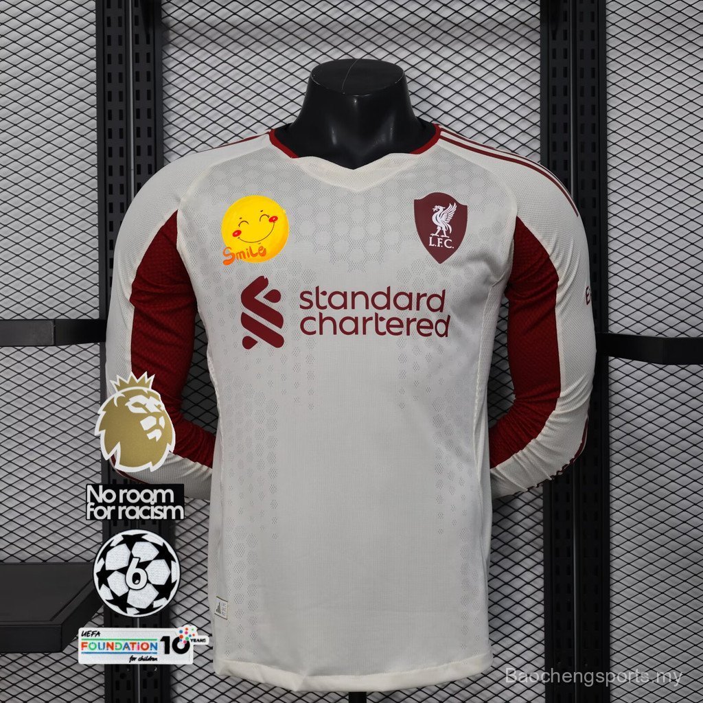 เสื้อยืดเจอร์ซีย์แขนยาว Liverpool FC เยือน รุ่น WIRTZ