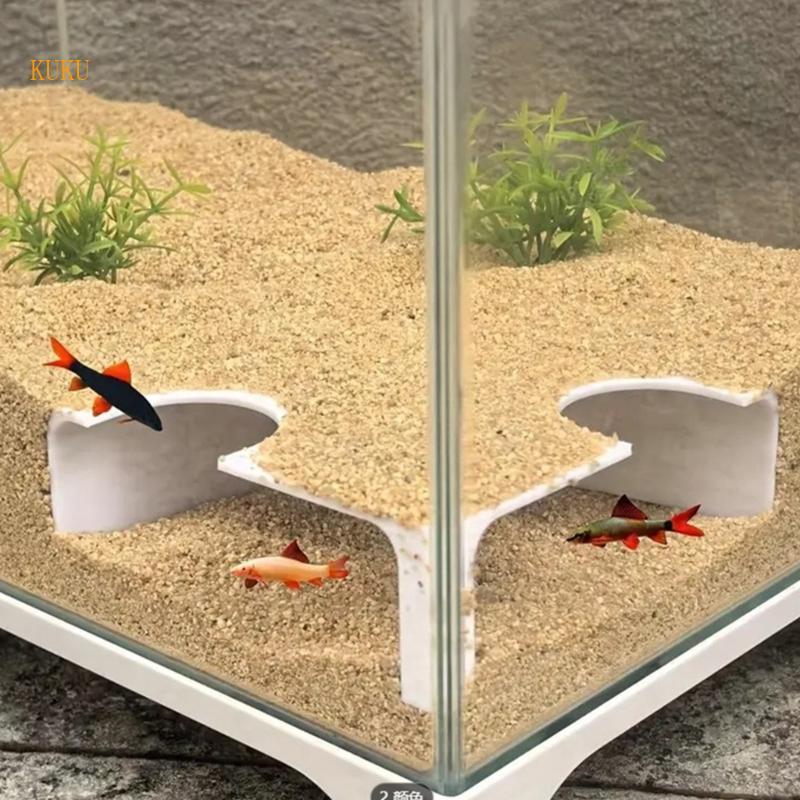 KU* Shelter ประดิษฐ์ 3D พิมพ์ตกแต่ง Hideouts อุโมงค์สําหรับ Home Aquariums