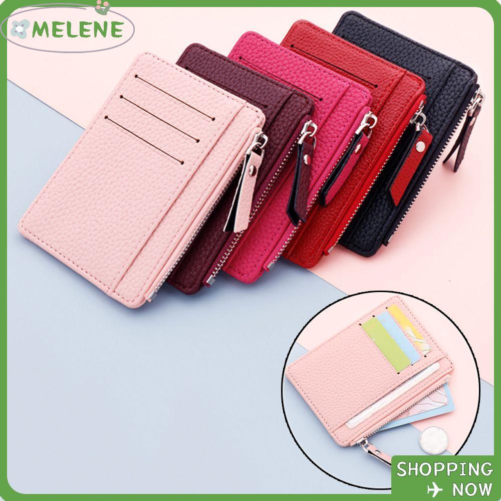 MELENE Purse Multi-card Bit Coin Bag Card Holder for Women