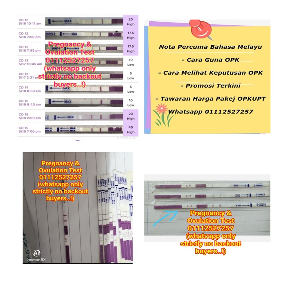 OPK Ovulation LH ทดสอบความอุดมสมบูรณ์ของผู้หญิง OPK