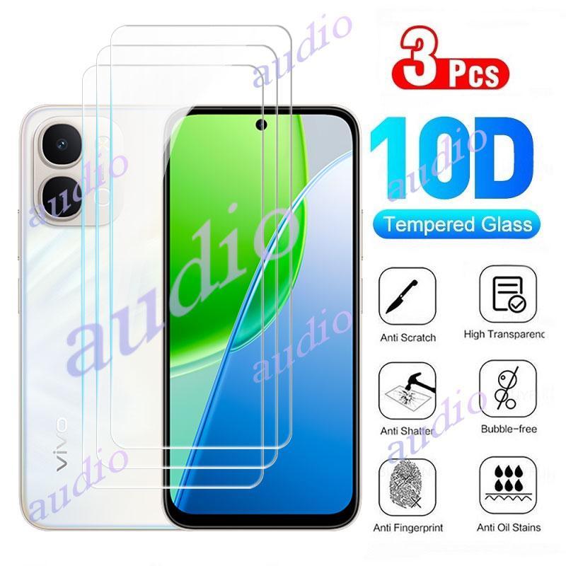 Vivo Y31d 4G 3 ชิ้นกระจกนิรภัยป้องกันหน้าจอสําหรับ vivo Y31d y31d VivoY31d 4G 2026 ใสป้องกัน Slim ฟิ