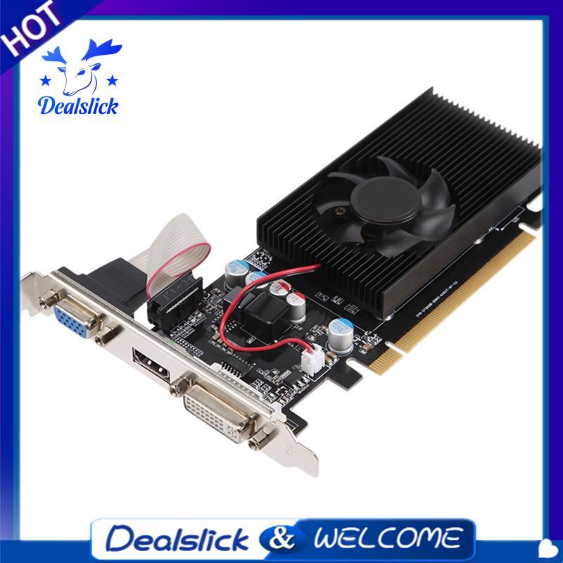 GT210 1GB DDR2 64Bit กราฟิกการ์ด PCIE 2.0 GPU - ใช้งานร่วมกับ DVI VGA Desktop Video Card