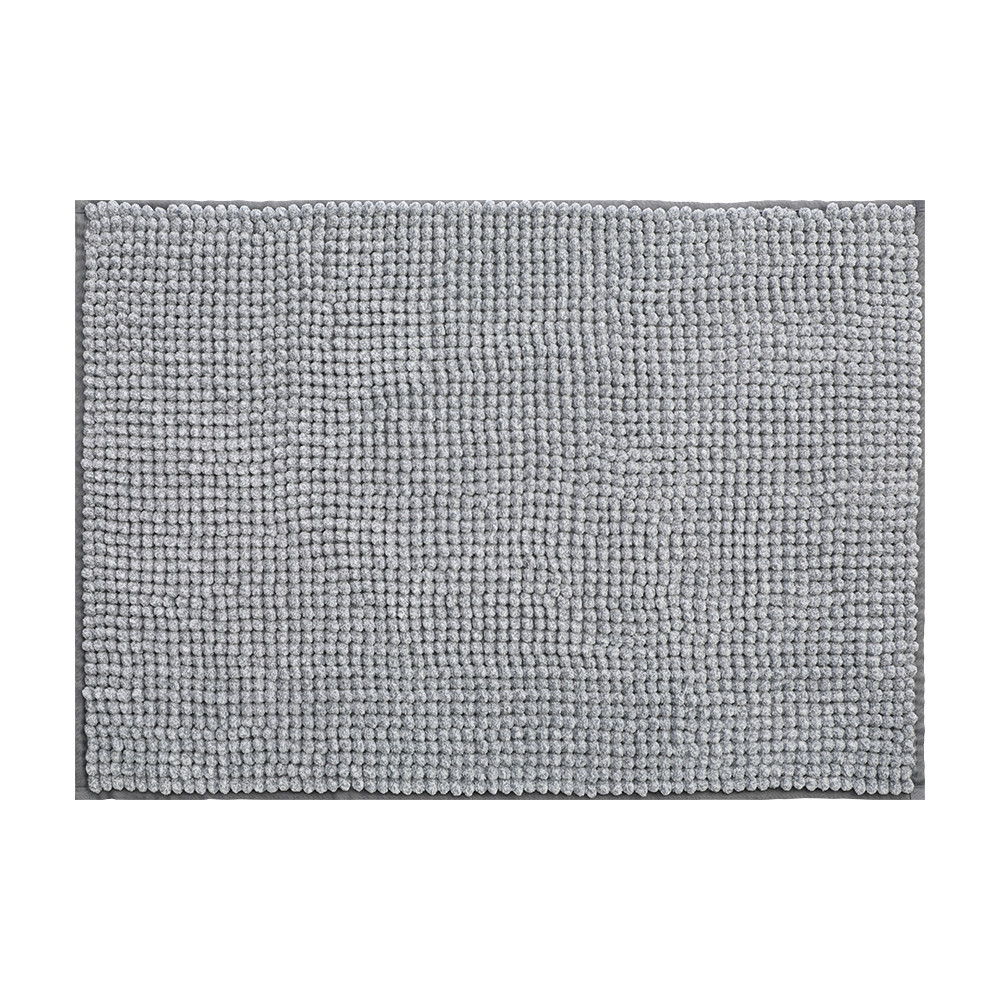 Furinbox พรมเช็ดเท้า รุ่นอิกบี้พลัส ขนาด 40 x 60 ซม. - สีเทา
