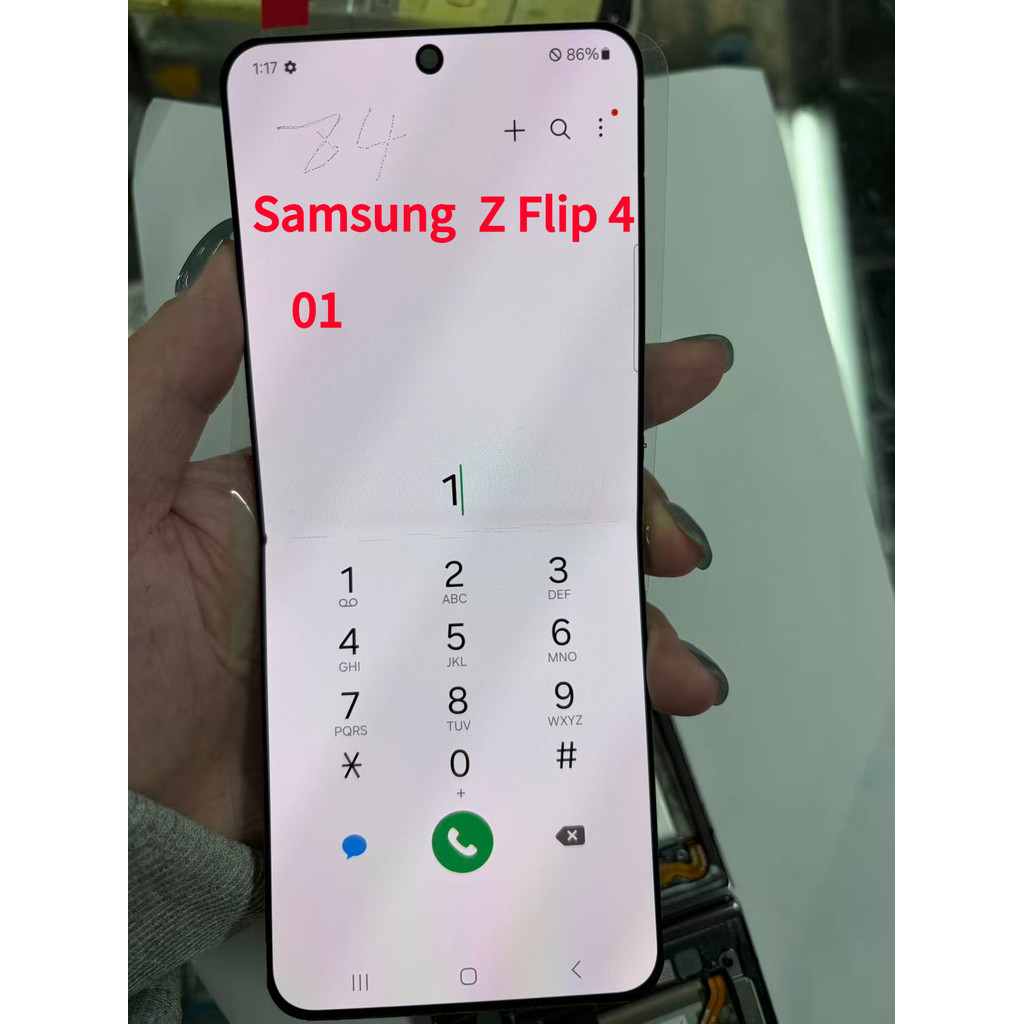 สําหรับ Samsung Z Flip4 จอแสดงผล LCD Touch Screen Assembly สําหรับ z flip4 SM-F721U F721B F721