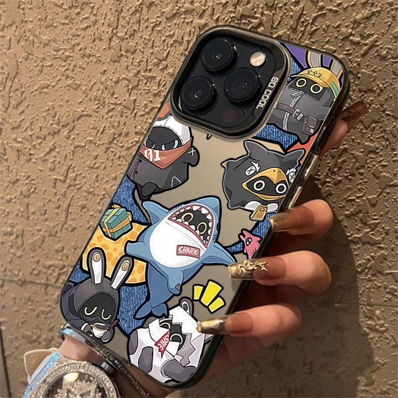 สําหรับRealmeหมายเหตุ60 50 C67 C71 C63 C51 C55 C53 C35 C15 5i C21 C11 C25 C17 8i 6i 7i C20 5S C33 C30 Narzo 50Aน่ารักรูปแบบฉลามกันกระแทกการออกแบบ - รูปที่ 3