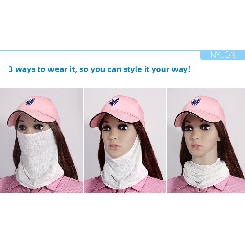 PGM หน้ากากกันแดดกอล์ฟ ระบายอากาศ Golf Sun Mask WB003 | Polyester แห้งไว บังหน้า-คอ ใส่สบาย ราคา ถูกที่สุด ดีลบีเคเค แกลเลอรีภาพที่ 6
