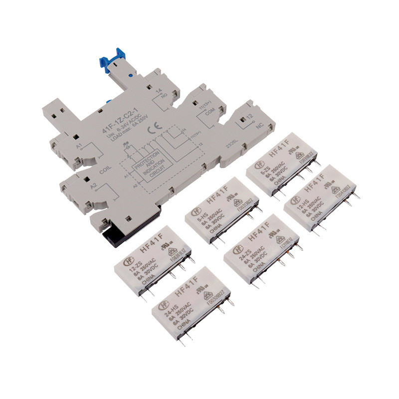 โมดูลรีเลย์มาโคร HF41F-024-ZS-05-12-HS HF41F-1Z-C2-1 โมดูลบางเฉียบ MFZO