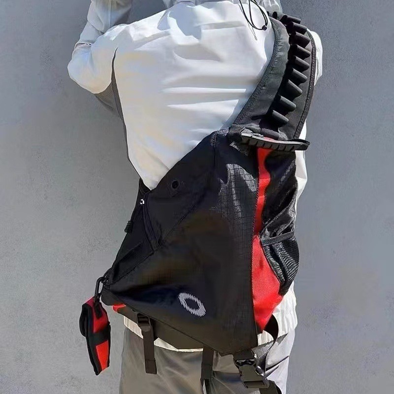 อุตสาหกรรมหนัก!Vintagex O Letter Bow Arrow Bag One Shoulder Functional Style kiko Outdoor Travel Spo