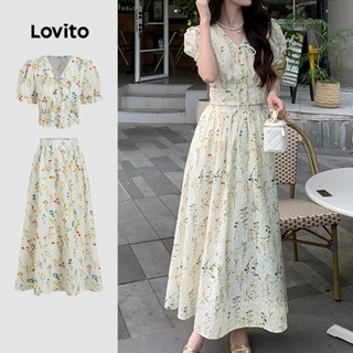 Lovito เสื้อลําลองหรือกางเกงลําลอง สําหรับฤดูใบไม้ผลิ/ฤดูร้อ…