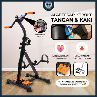 Sepeda Statis Alat Terapi Stroke Kaki & Tangan Sepeda Olahraga Upgrade | ALKESPRO MALL