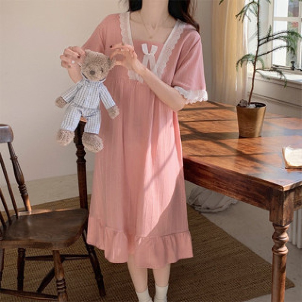 เสื้อคอจัสมินสีชมพู M ✨Lzboi-19.th✨