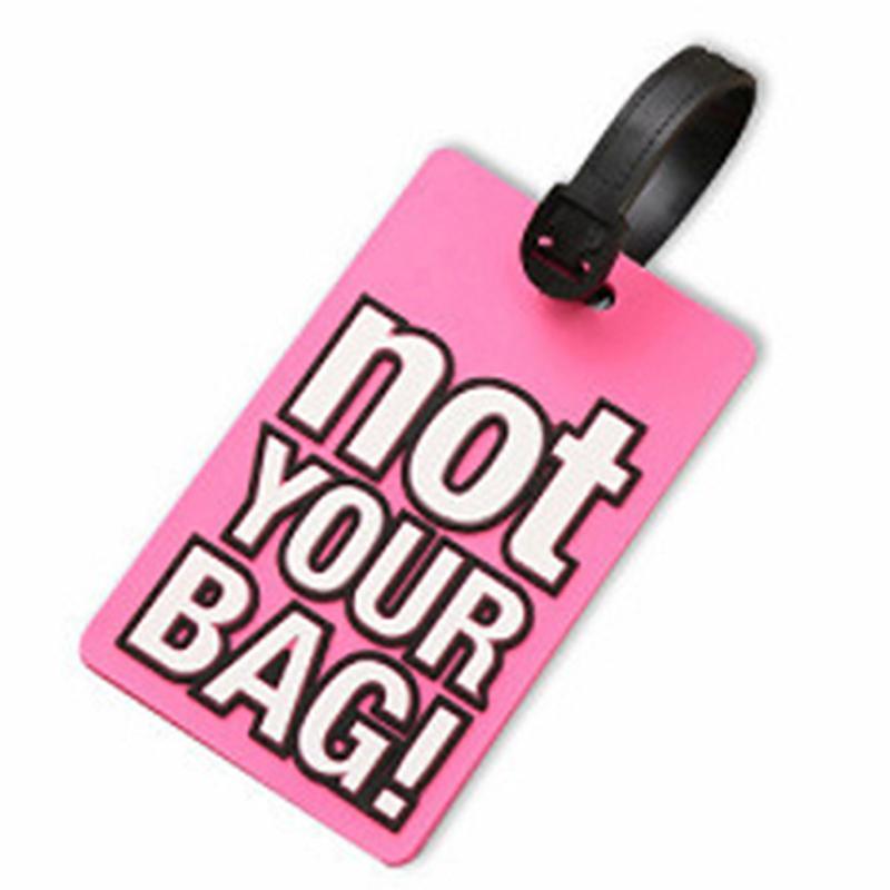 [bigdeals365] ใหม่ พร้อมส่ง ป้ายแท็กตัวอักษร "Not Your Bag" น่ารัก สร้างสรรค์ อุปกรณ์เสริม สําหรับติดกระเป๋าเดินทาง