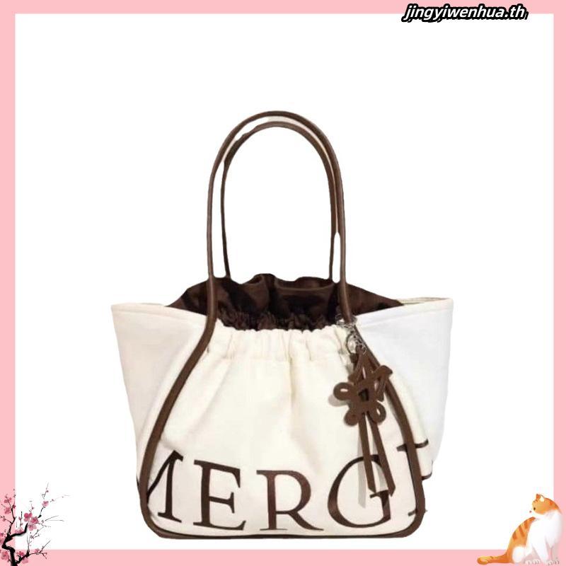 gentlewomanเกาหลีรุ่นแฟชั่นสุภาพสตรีใต้วงแขนหัวรถจักรกระเป๋าสะพาย, กระเป๋าสะพายหลังแบบปรับได้หลายกระ