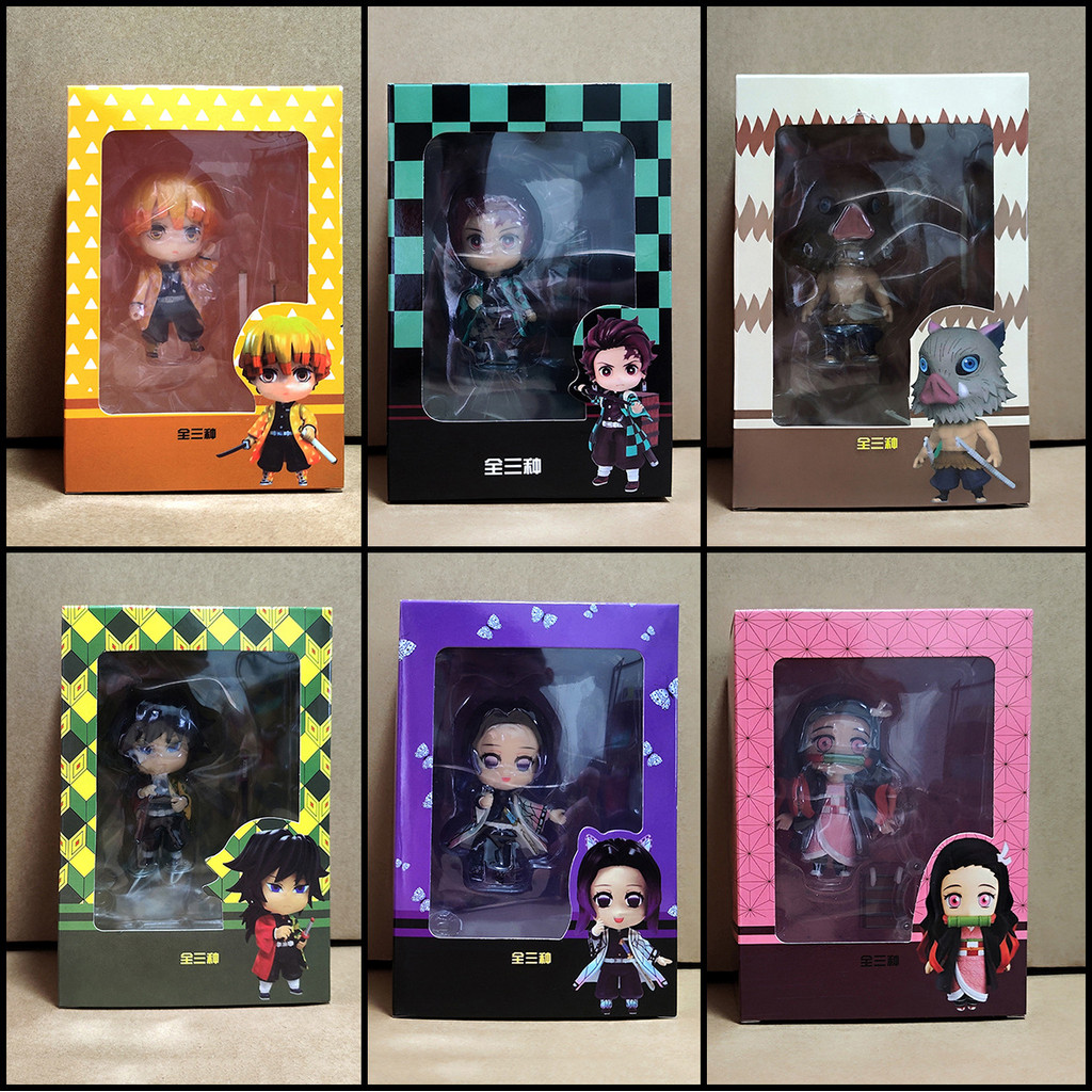 Demon Slayer Movable Tanjirou Nezuko ภรรยาของฉัน Zenitsu Tomioka Giyuu รุ่น Q รูป Nendoroid