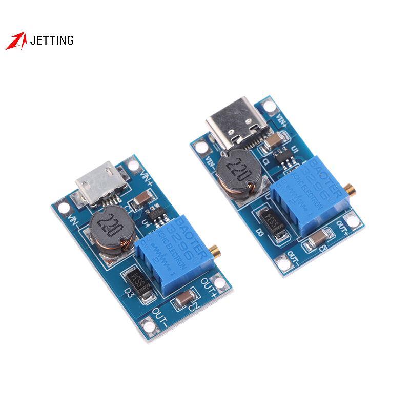 FSTH 1PC To Step Up Converter Boost Converter โมดูล MT3608 Mico Type-C อินเทอร์เฟซโมดูลแรงดันไฟฟ้า H