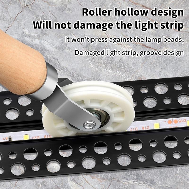 Form & Art ยางตาข่ายล้อหน้าต่างติดตั้งเครื่องมือหน้าจอหน้าต่าง Hand การติดตั้งซ่อม Roller เส้นด้าย D