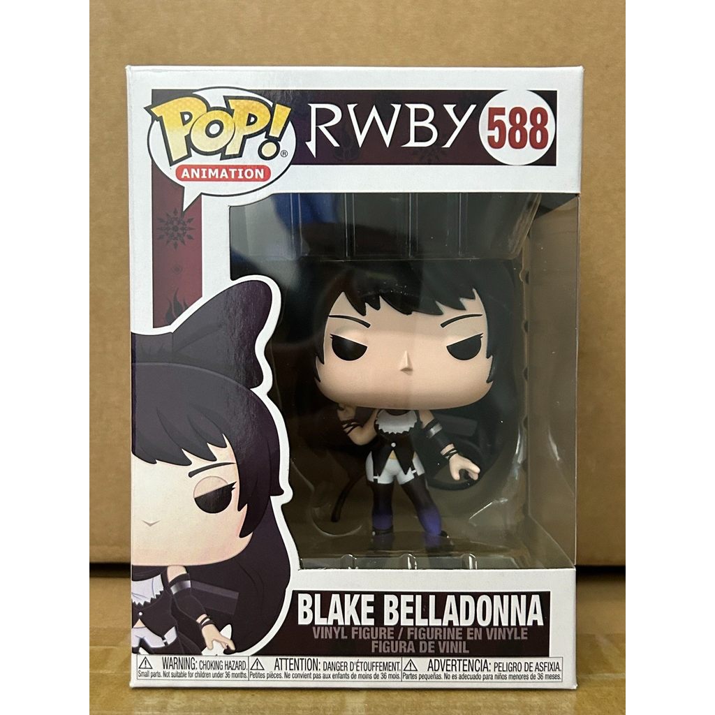 [คลังสินค้าพร้อม] FUNKO POP 588#B2 R RWBY BLAKE BELLADONNA BLAKE กล่องบรรจุภัณฑ์ข้อบกพร่องกล่องเริ่ม