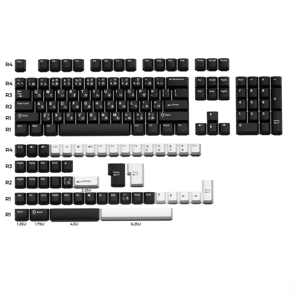 X XVX สีดําสีขาว Whisper ปลูกญี่ปุ่นเกาหลีรัสเซียฉีดสูง Moulding Positive แกะสลัก Impervious 2 สี pb