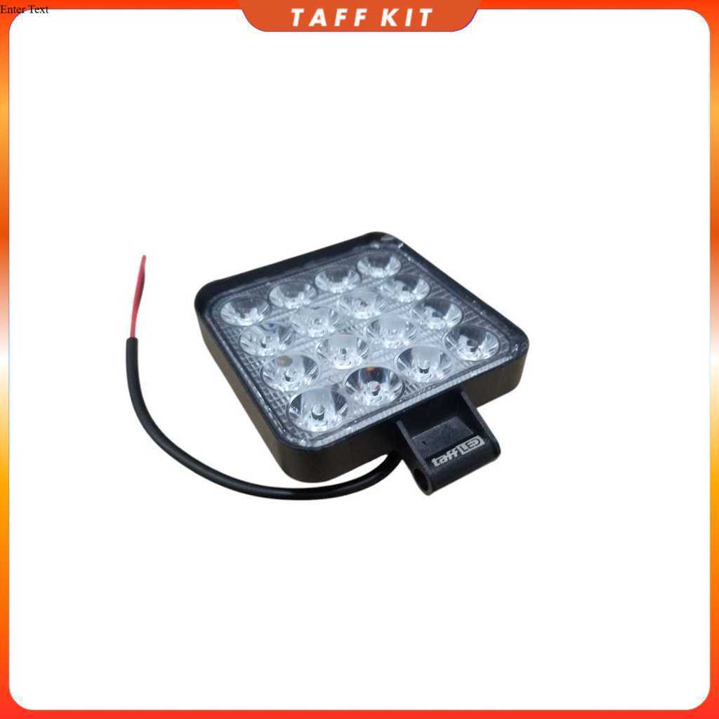 TaffiLED สปอตไลท์รถยนต์ LED Floodlight สีขาวนวล IP68 48W - D841