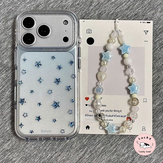 เคสไอโฟน17 15 13เคสผงกระจก ดาวโบว์ใสสวยงาม เคส สำหรับ IPhone 11 17 15 12 13 16 14 Pro Max X XS XR Max 7 13 8 Plus