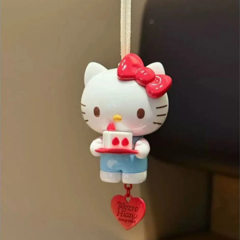 เค้ก สวัสดี คิตตี้ รถแขวนน่ารักภายในรถสร้างสรรค์พวงกุญแจตกแต่งของขวัญ - รูปที่ 6