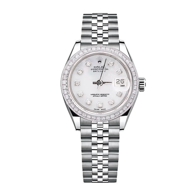 Rolex Rolex Log Type 69174 นาฬิกาผู้หญิงกลไกอัตโนมัติเพชรด้านหลัง