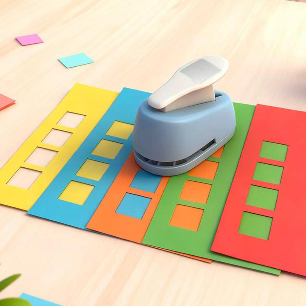 [perfeclanwv] Tab Punch Square Punch Craft Lever Punch Paper Punch Square Lever Action Craft Punch อ