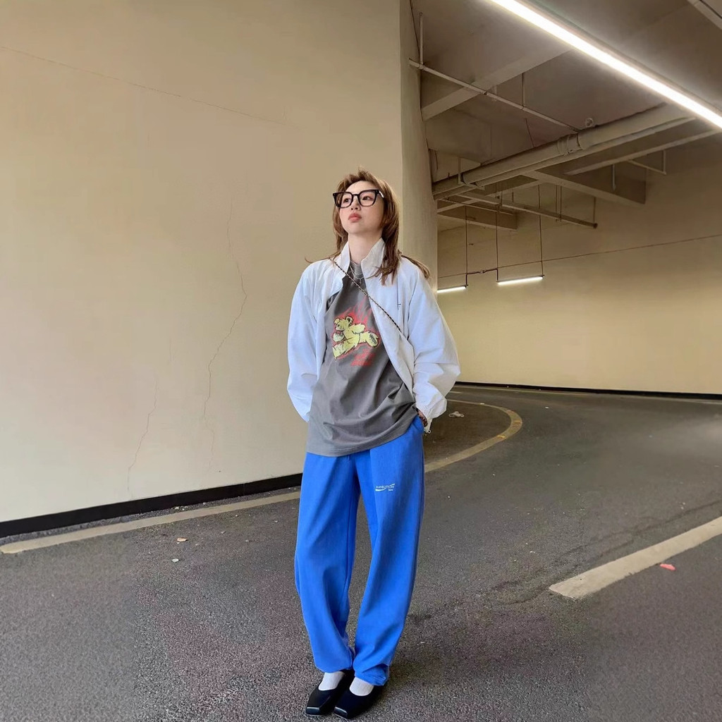 LRC5 welldone ฤดูร้อน Niche Street สวมใส่ High Street ขนาดเล็กคอผ้าฝ้ายหลวมแขนสั้นเสื้อยืดผู้ชายผู้ห