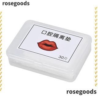 Rosegoods1 แผ่นสําลี ผ้าฝ้าย ป้องกันฟัน ใช้แล้วทิ้ง สําหรับส…
