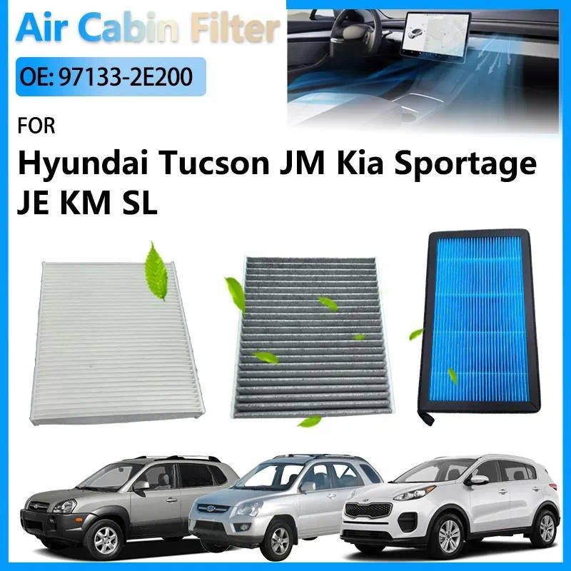 HEPA Auto เปิดใช้งานคาร์บอนสําหรับ Hyundai Tucson 2.0 JM Kia Sportage II SL JE KM อุปกรณ์เสริม 97133