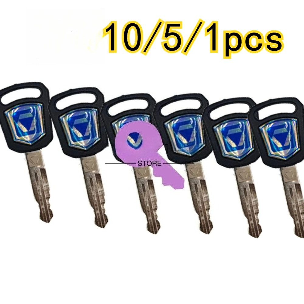 10/5/1pcs ใหม่สวิทช์จุดระเบิดคีย์สําหรับ Excavator XE55 XE60 XE75 XE135 XE200 XE215 XE265 Excavator 
