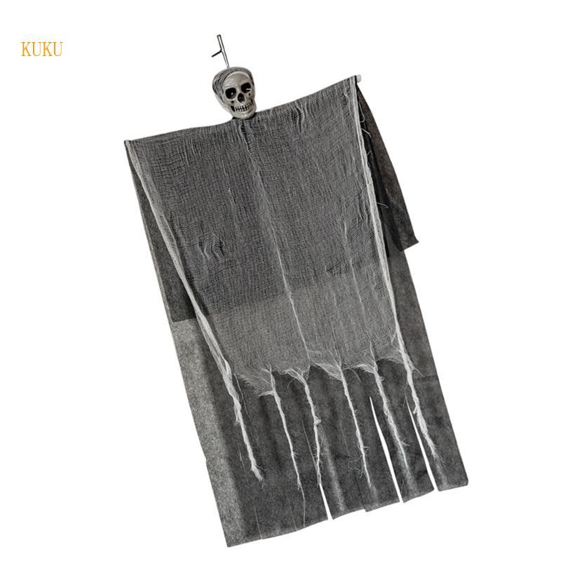 KU * น่ากลัวฮาโลวีน Spectres ตกแต่งสําหรับ Garden Porch DIY Haunting House Theme Party Supplies แขวน