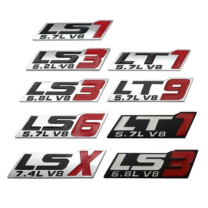 สติ๊กเกอร์ท้ายรถสัญลักษณ์ด้านข้าง LT1 LT9 LS1 LS2 LS3 LS6 LSX โลโก้