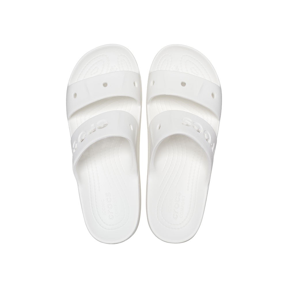 CROCS รองเท้าแตะผู้หญิง BAYA PLATFORM SANDAL รุ่น 208188-100 - WHITE - รูปที่ 3