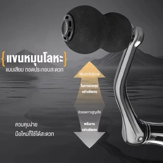 SYLPH รอกสปินนิ่งตกปลา รอกตกปลา รุ่น AC1000 - 7000 หลากหลายขนาด รอกสปินนิ่ง รุ่น เกียร์โลหะมีความทนทานต่อการสึกหรอและคว