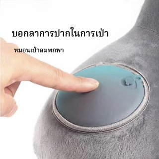 [พร้อมส่งในไทย] Portable Inflatable Neck Pillow หมอนรองคอแบบเป่าลม หมอนเดินทาง U หมอนสุขภาพ หมอนบอดี้