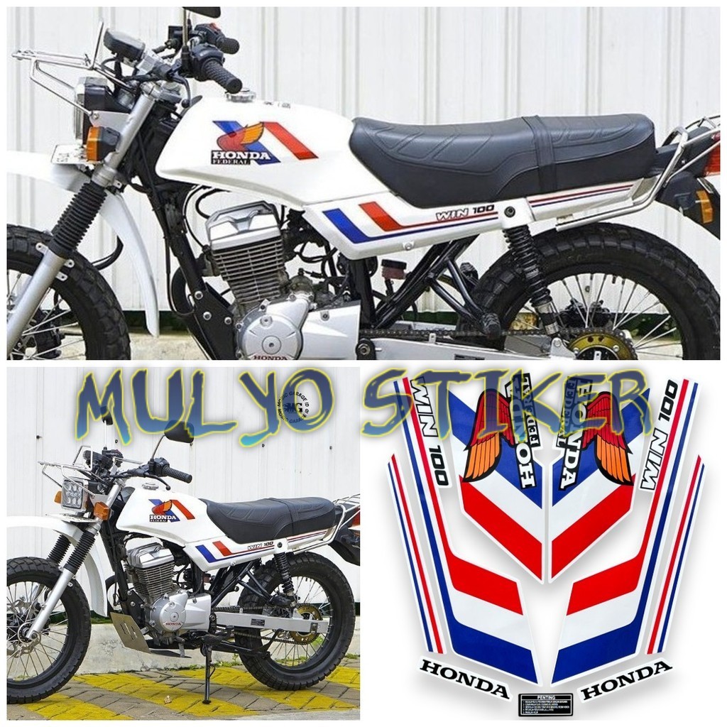 สติ๊กเกอร์ STRIPING สําหรับ Win 100 Win100 Federal White Custom Fullset